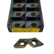 DCMT3 2.5 2 DCMT11T308-PM4325 Carbide inserts CNC Lathe Turning Tools 10PCS