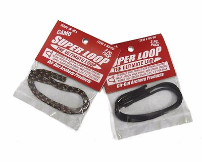 Cir-Cut Archery SUPER LOOP Bowstring Nocking D Loop Material 3 Pcs MADE IN USA 