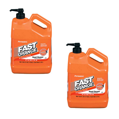 2 x Fast Orange a' 3,78 Liter Handwaschpaste Permatex Handreiniger Händereiniger