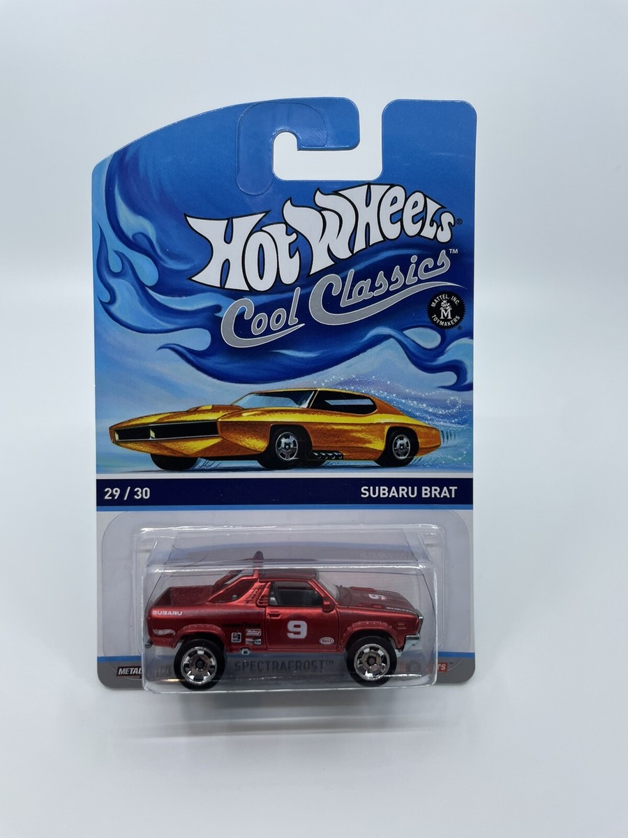 ホットウィール スバル・ブラット クールクラシックス Hot Wheels Cool Classics Subaru Brat, Spectrafrost In Red (Gold