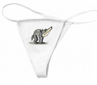 String Tanga Erschrockener Wolf Cartoon Zeichentrick Spass Film Serie Dvd