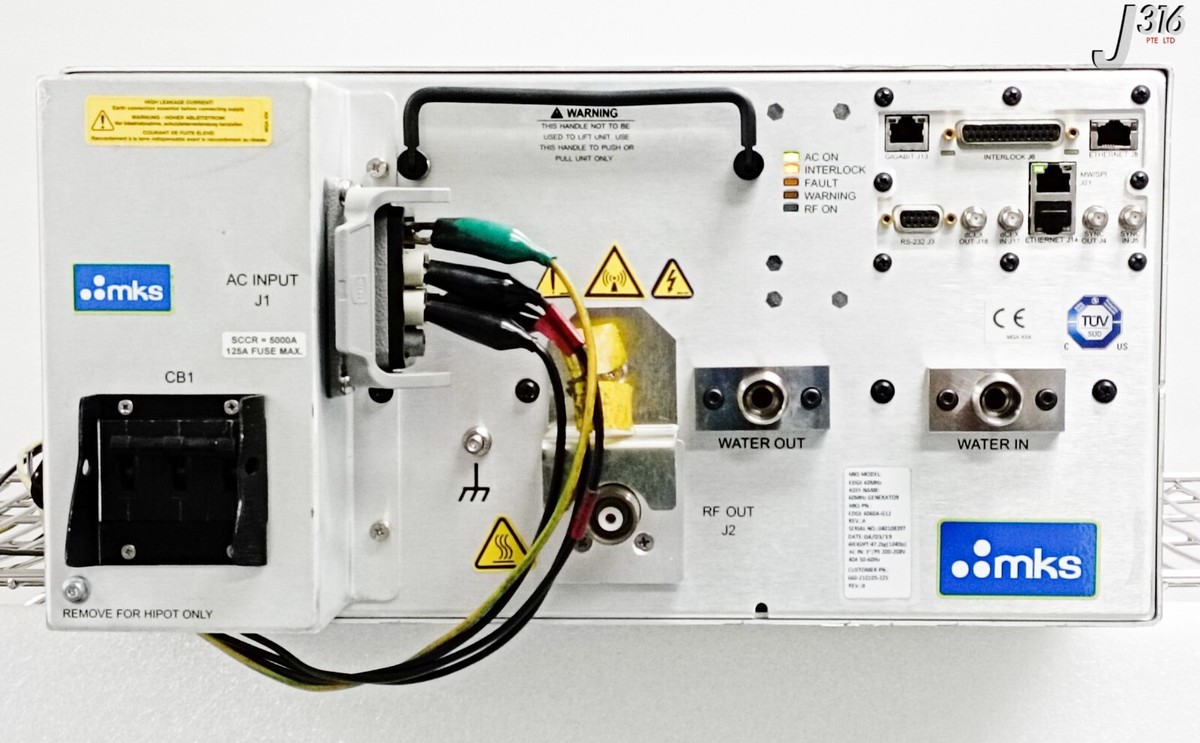 ましページ 32374 MKS RF GENERATOR, 60MHZ GENERATOR, EDGE 6060A-G12 (WORKING