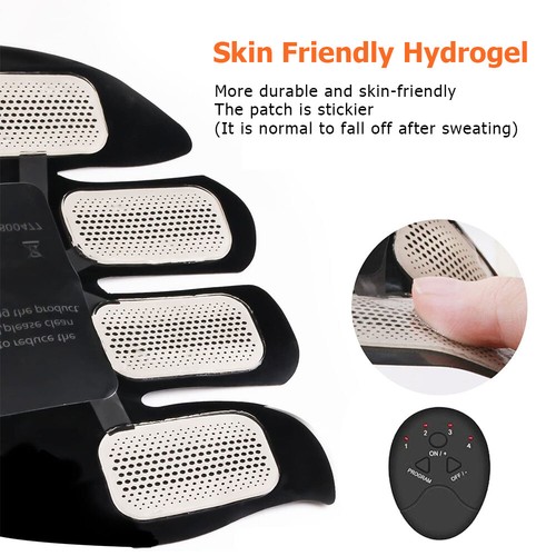 EMS Rechargeable Abdominal Arms Hips Stimulator Muscle Trainer For Gym Fitness A - Picture 10 of 14