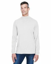 Devon & Jones D420 Adult Sueded Cotton Jersey Mock Turtleneck S-4XL New