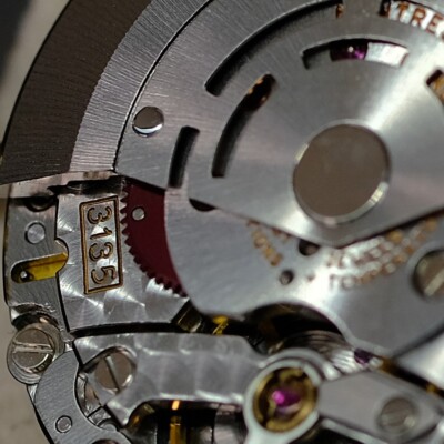 ROLEX MENS DATEJUST 18KY-SS BLUE VIGNETTE DIAL DIAMOND BEZEL LUGS