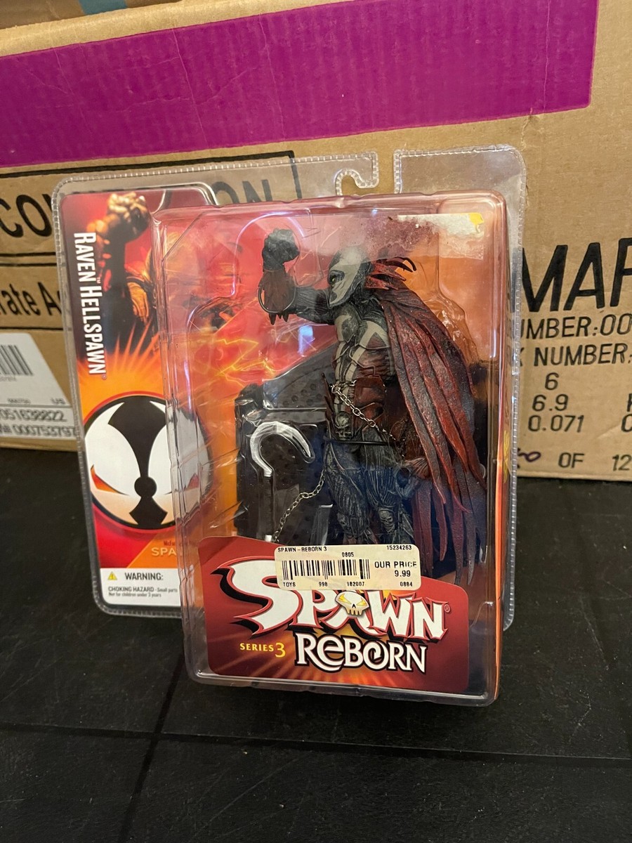 新品未開封 Spawn Reborn Raven Hellspawn フィギュア 🔥2005 Spawn Reborn series 3- Raven Hellspawn/with Bloodaxe