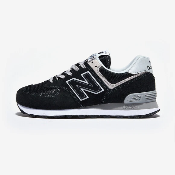 New Balance 574 Black ML574EVB Running Shoes Sneakers Expedited