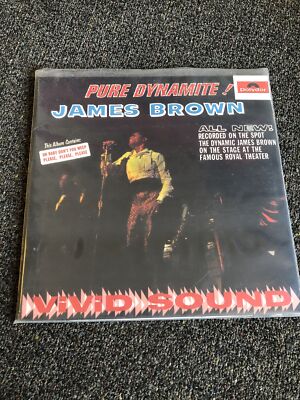 JAMES BROWN HAND SIGNED AUTOGRAPHED PURE DYNAMITE KING 883 LP