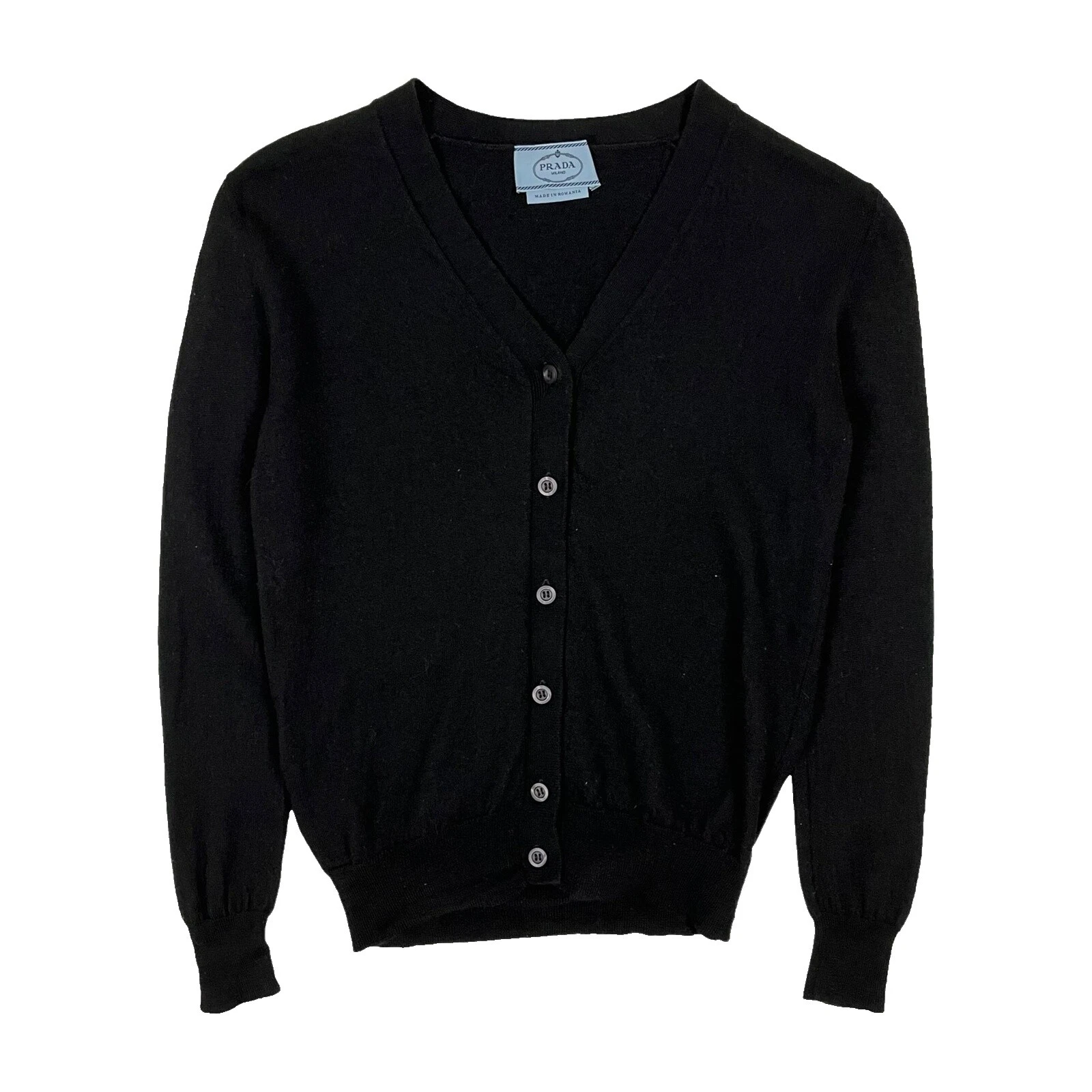 Suéteres para mujer PRADA Cardigan Negro
