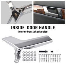Silver Left Driver Side Inside Door Handle For Mercedes C350 GLK350 C250 C300