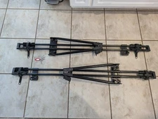 Vintage Volvo (2) Upright Roof Mount Bike Racks - Black