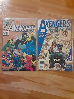 Marvel Avengers 1 Sugar Daddies 1993 Avengers Forever 1 1998 comic lot
