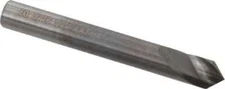 MA Ford HSS Countersink: 3/16" Head Diam, 3/16" Shank, 1 Flute 90° Solid Carb...