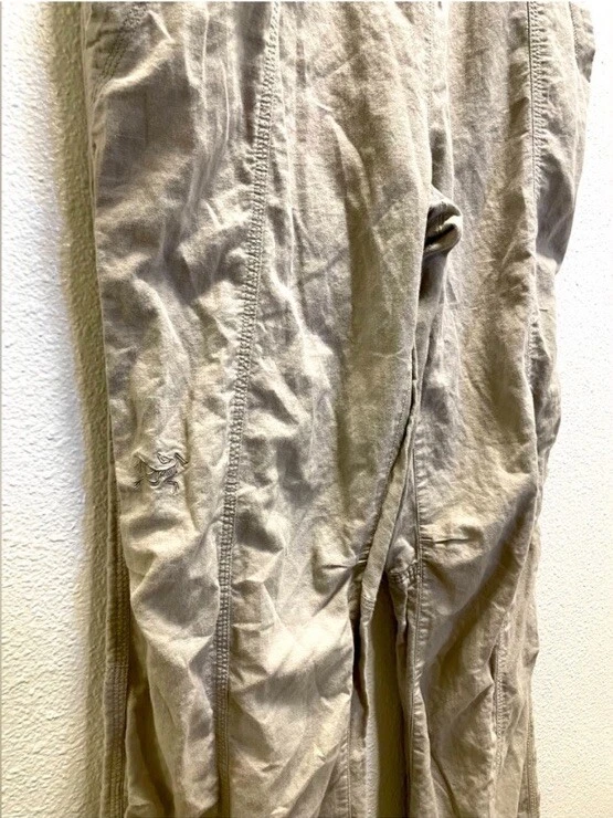 arcteryx linen blend maternity relaxed fit lightweight pockets pants