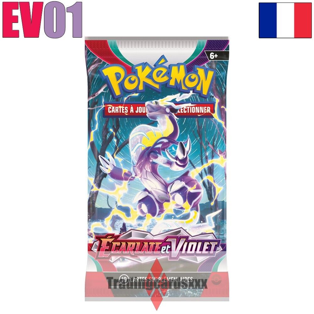 FR] Pokémon Booster de 10 cartes EV01 Ecarlate et Violet x1