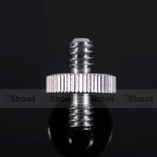1/4"-1/4" Metal Adapter Screw for Flash Holder Camera Bracket Studio Light Stand