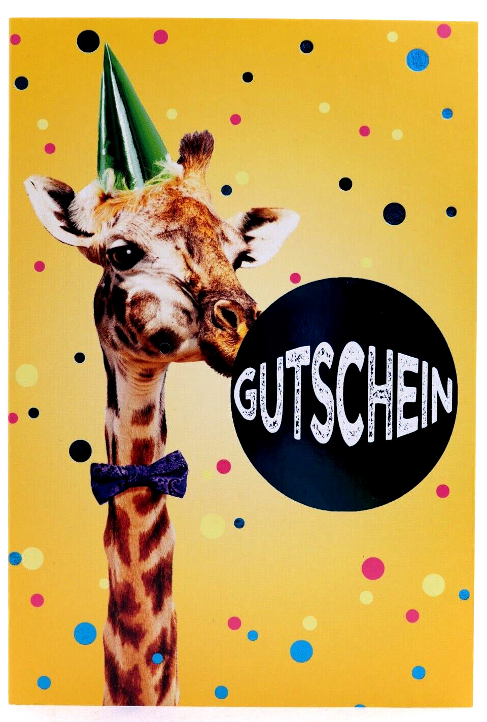 Gutschein Karte Giraffe Gutscheinkarte Glückwunschkarte Karte Gutschein AV1906