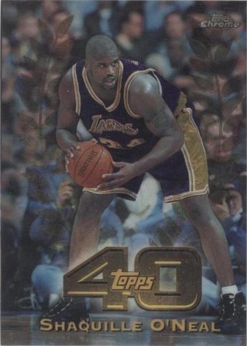 1997 Topps Chrome #T30 Shaquille O'Neal Topps 40 PSA 7 | eBay