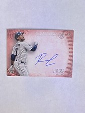 2015 BOWMAN INCEPTION RYMER LIRIANO ROOKIE AUTO RED #/5