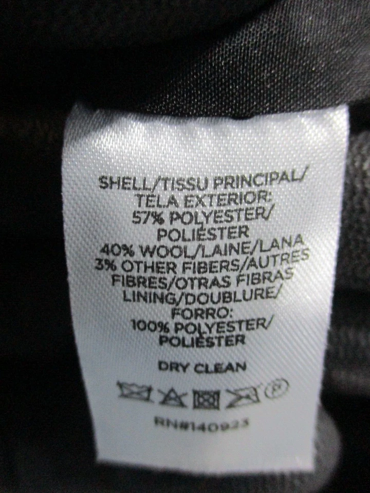 Abrigo deportivo Loft para mujer 0 negro blanco lana espiga blazer Foto 4 de 4