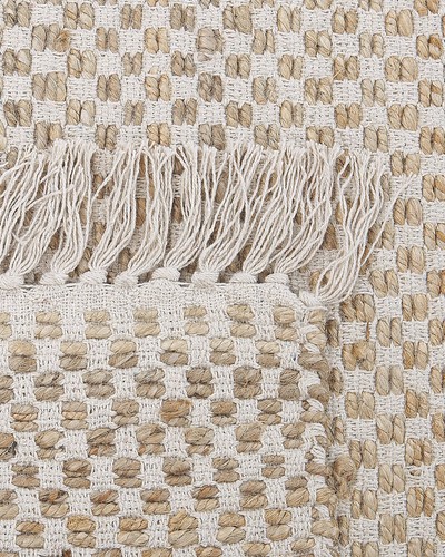 Jute Area Rug 140 x 200 cm Beige ZERDALI - Picture 7 of 7