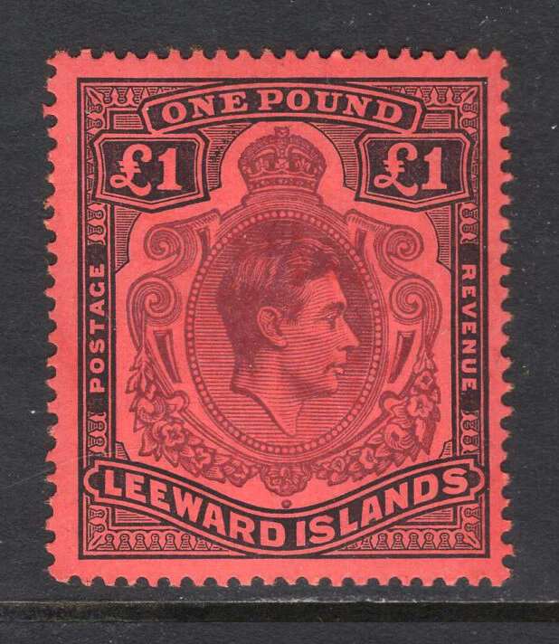 リーワード諸島1ポンド　未使用切手 リーワード諸島1ポンド 未使用切手 リーワード諸島1ポンド 未使用切手