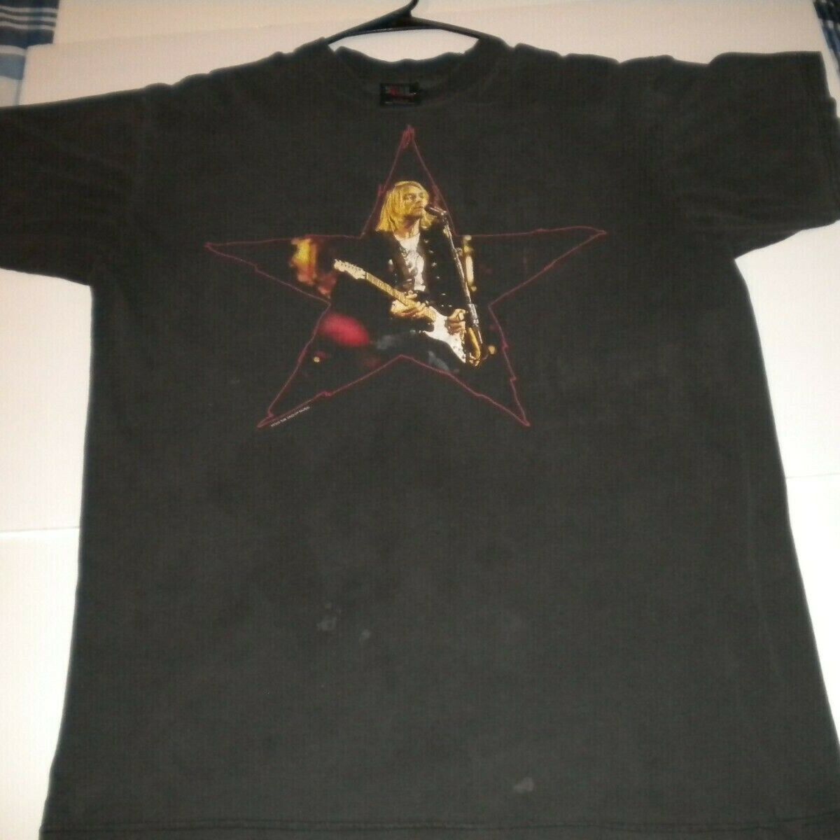 Vintage 1996 Kurt Cobain Nirvana End Of Music Star Large Vintage 1996 Kurt Cobain Nirvana End Of Music Star Large
