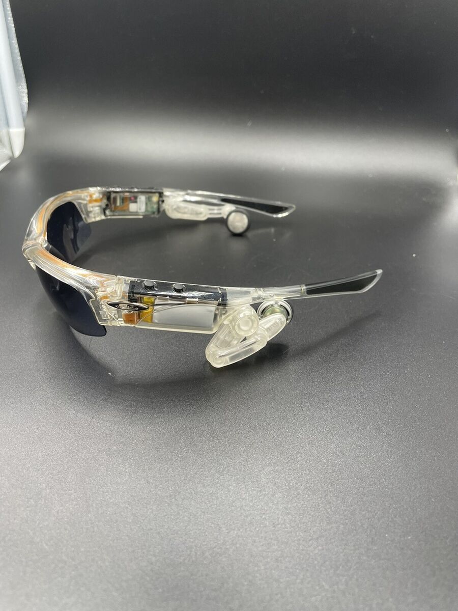 Oakley Thump Pro 1GB Crystal Clear w/ Black Iridium Lenses Oakley Thump Pro 1GB Crystal Clear w/ Black Iridium Lenses