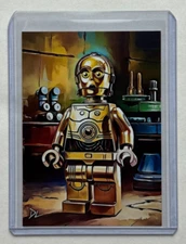 C-3PO Limited Edition Artist Signed "The Minifigure" Trading Card 2/10