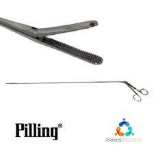 Pilling 50-5404 ENT 23 x 3.8mm Jackson Long Grasping Surgical Forceps 22-1/2"