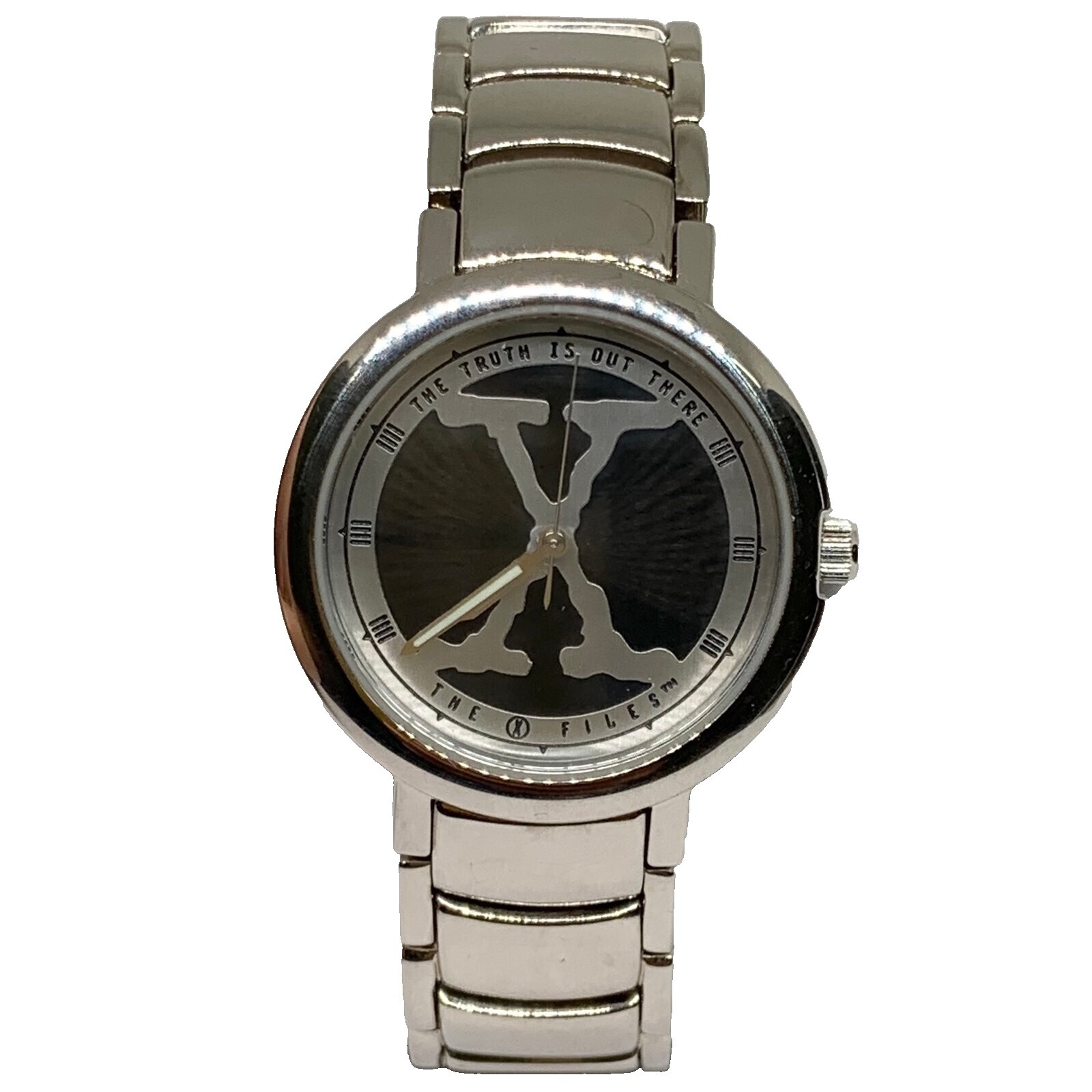 Vintage X Files Watch Japan Movement Stainless Steel Back Has New Battery Rare Vintage X Files Watch Japan Movement Stainless Steel Back  main image 3