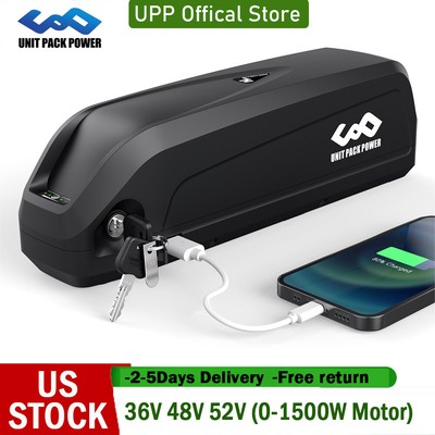 Electric Bicycle Battery 52V 48V 36V Li-ion Hailong Battery for 0-1500W Motor