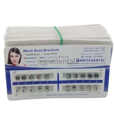 20Packs Dental Orthodontic Brackets Braces Metal Mini MBT/Roth.022 Hook 3 4 5