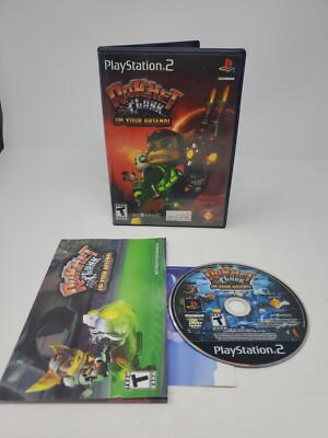 Ratchet & Clank Up Your Arsenal Black Label PlayStation 2 PS2 Complete CIB