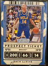 Prospect Ticket - 2020 - Zach Lavine - #25 UCLA Bruins - Card