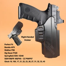 IPSC Holster For Springfield XD 9 Compact Beretta APX XD 9 mm Sig Sauer P320 M&P