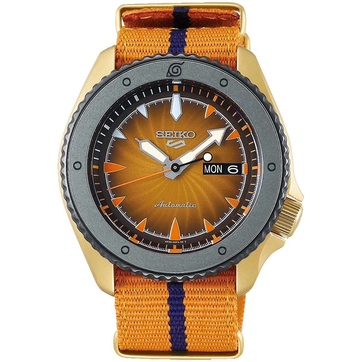 SEIKO 5 Sports Naruto Boruto NARUTO UZUMAKI Limited Edition Men