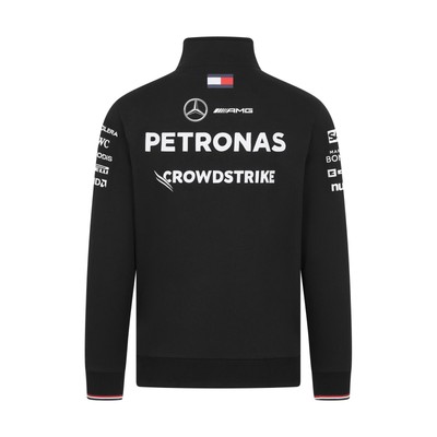 Mercedes AMG Petronas F1 Official Team 1/4 Zip Sweatshirt 2024 | eBay