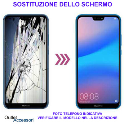 Riparazione Cambio Sostituzione Schermo Display Huawei P20 LITE Originale  Rotto | eBay
