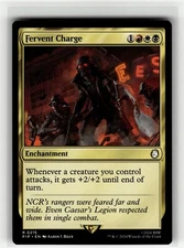 FERVENT CHARGE Fallout Commander #215 PIP(NM+)(MTG)