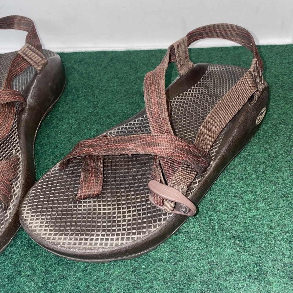 NICE Chaco Mens Brown Classic Strapped Sandals With Toe  Size 11 EUC - Image 2 of 4