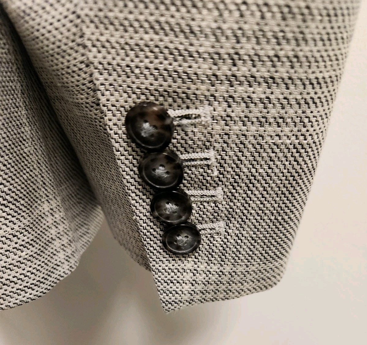 PO Excellent - Reiss Men's Blazer Grey Check - 38R Extra Slim image 6
