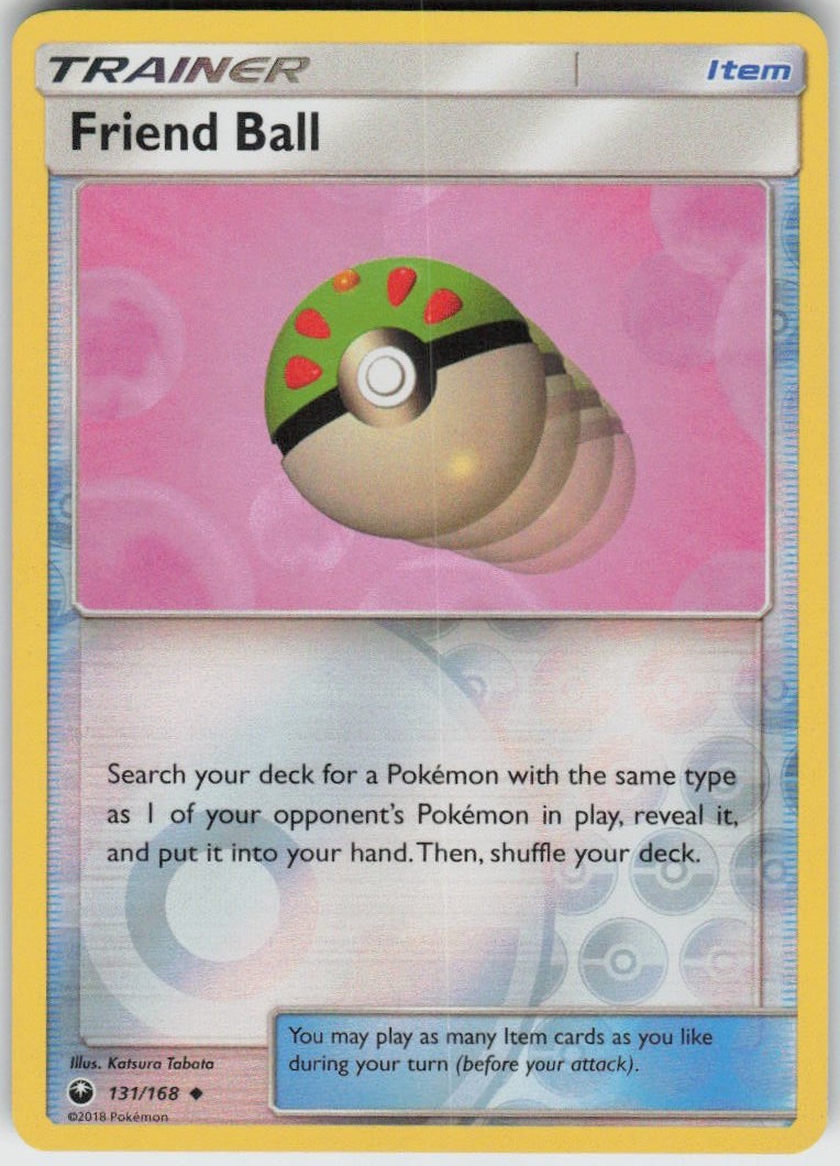 Reverse Holo Friend Ball 131/168 Uncommon Celestial Storm Near Mint
