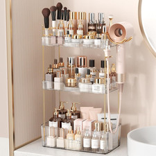 Bathroom Counter Organizer for Vanity, Makeup Organizer Countertop with Holder,