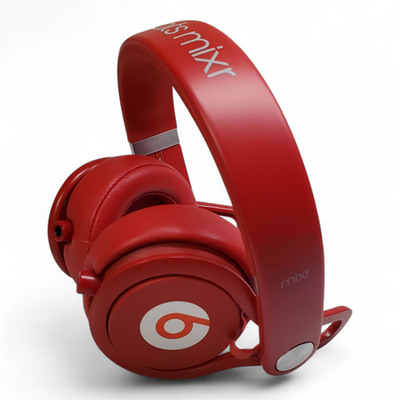 beats mixr ヘッドホン(レッド) Beats Mixr Red DJ On-Ear Headphones – Pristine Condition w/ Case