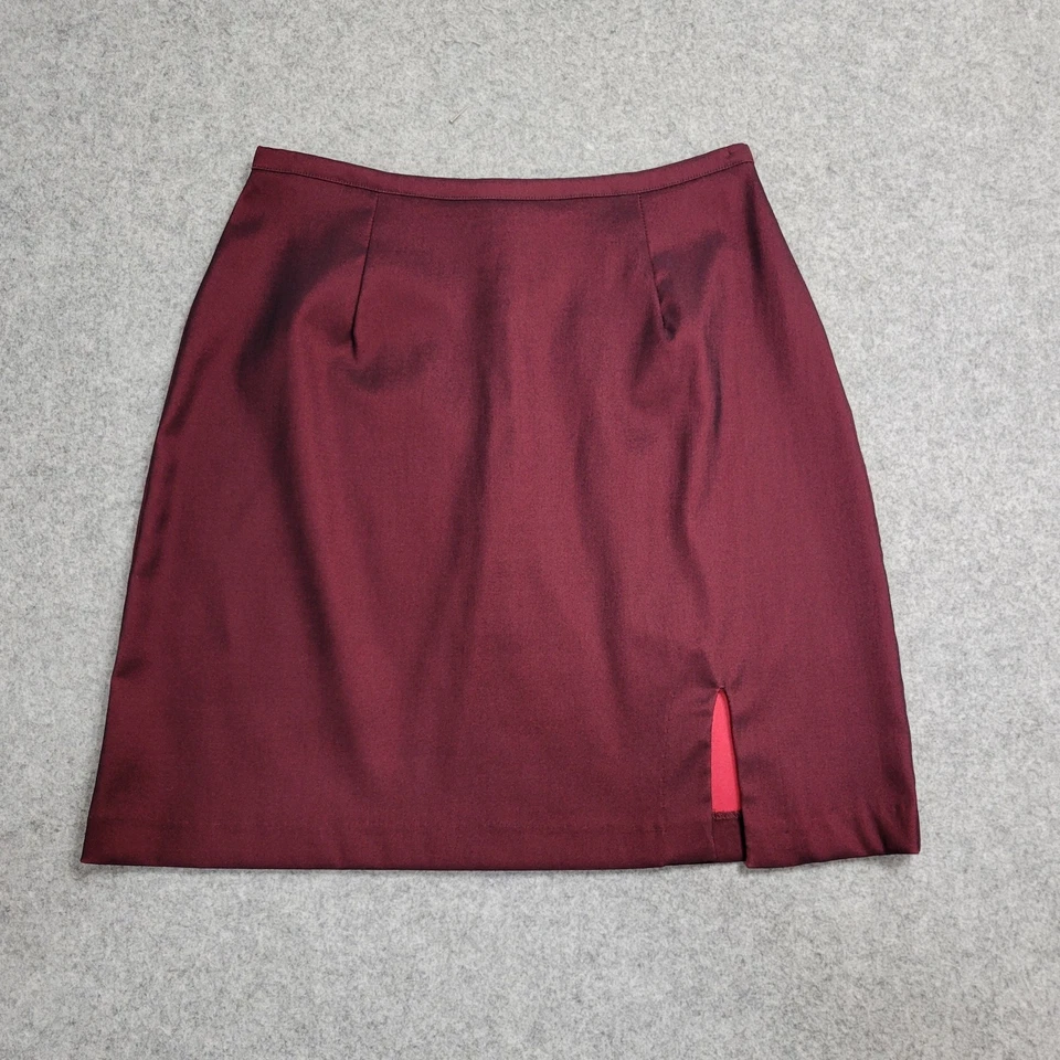 Minifalda Traje De Colección Años 90 Y2K Rojo Negro Para Mujer 7 Largo Medio Chaqueta Larga Carrera Foto 3 de 4