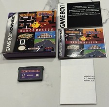 Namco Museum Game Boy Advance GBA, 2001 Authentic Complete CIB Manual Reg Card