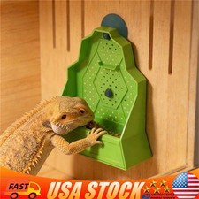 Reptile Feeding Bowl, Feeder for Reptile,Reptile Corner Feeder with Suction Cups
