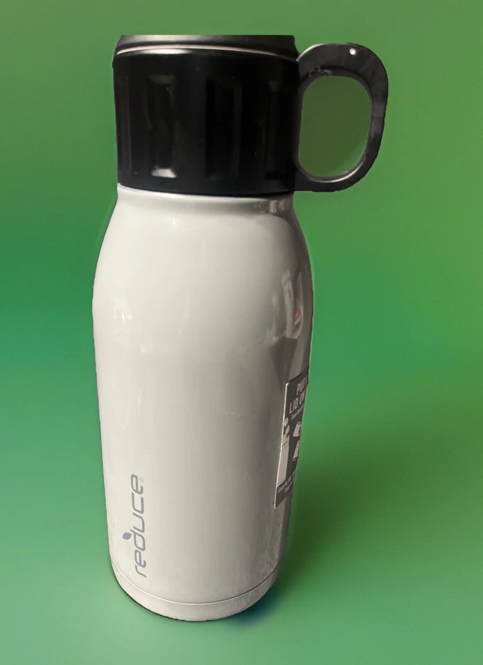 Cantimplora aislada reducida con tapa de doble apertura. Aislado al vacío. 32 OZ. Gris. Nuevo Foto 3 de 4