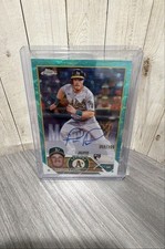 2023 Topps Chrome - Rookie Autographs Conner Capel #RA-CCL Aqua Wave BB3